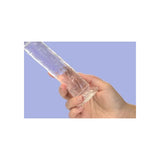 Crystal Dildo Straight 7in Clear