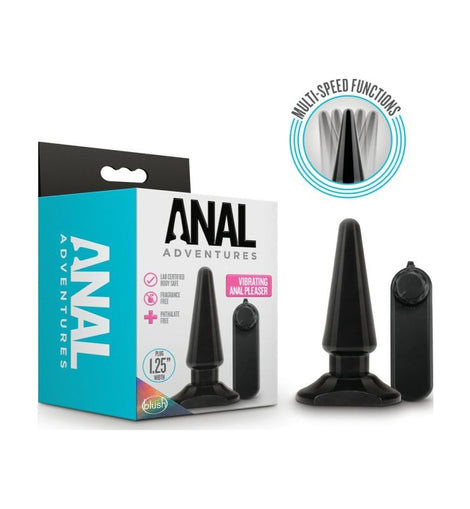 Anal Adventures Basic Vibrating Anal Pleaser w Remote