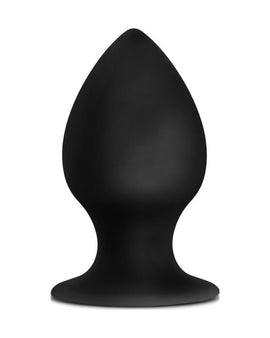 Anal Adventures Platinum Silicone Anal Stout Plug Large