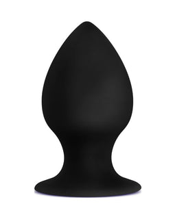 Anal Adventures Platinum Silicone Anal Stout Plug Medium