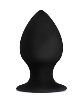 Anal Adventures Platinum Silicone Anal Stout Plug Medium