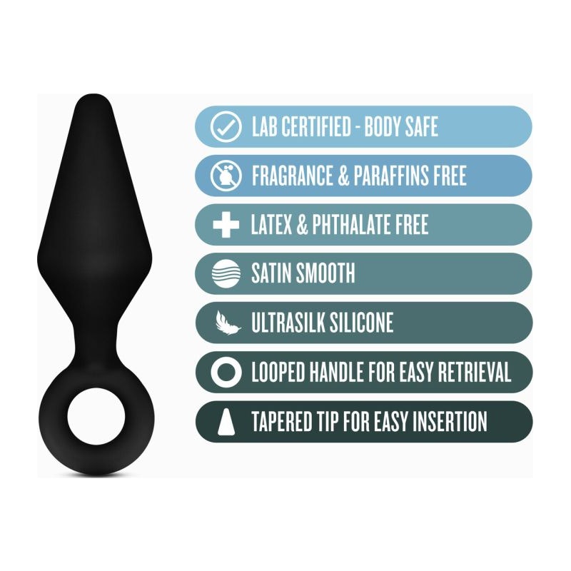 Anal Adventures Platinum Silicone Loop Plug Kit