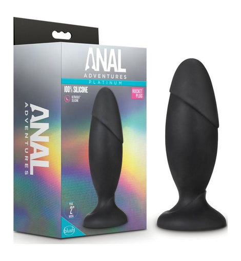 Anal Adventures Platinum Silicone Rocket Plug