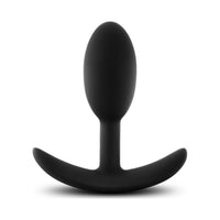 Anal Adventures Platinum Silicone Vibra Slim Plug Small