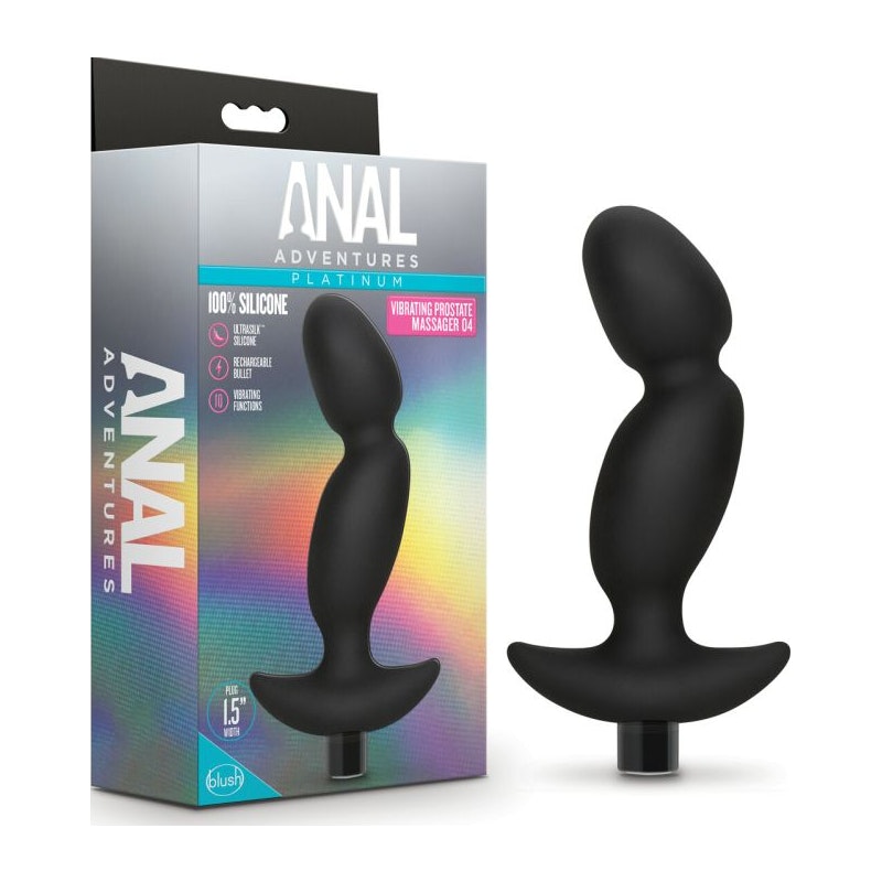 Anal Adventures Platinum Silicone Prostate Massager 04