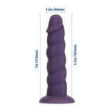 Unicorn Dildo 7in Purple