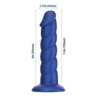 Unicorn Dildo 8in Blue