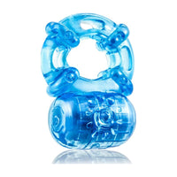 Stay Hard Reusable 5 Function Cock Ring Blue