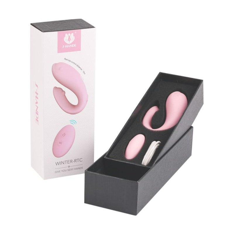 Winter Vibrator w Remote Pink