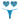 Mahi Mahi Blue Sequin G-String & Heart Pastie Set