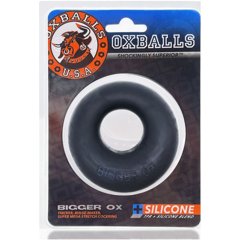 Bigger Ox Cockring Black Ice