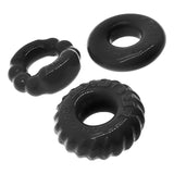 Bonemaker 3 Pc Cockring Set Black