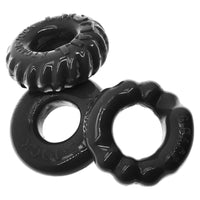 Bonemaker 3 Pc Cockring Set Black