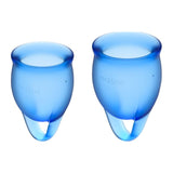 Feel confident Menstrual Cup Dark Blue 2pcs