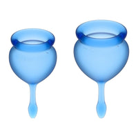 Feel Good Menstrual Cup  Dark Blue 2pcs