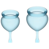 Feel Good Menstrual Cup  Light Blue 2pcs