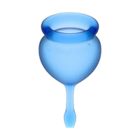 Feel Good Menstrual Cup  Light Blue 2pcs