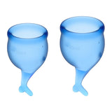 Feel Secure Menstrual Cup Dark Blue 2pcs