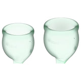 Feel Secure Menstrual Cup Light Green 2pcs