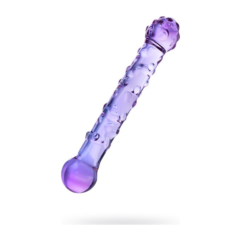 Sexus Glass Dildo Duo Purple 19.6cm