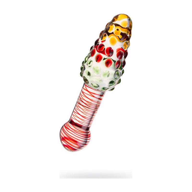 Sexus Glass Dildo Colour Delight 17cm