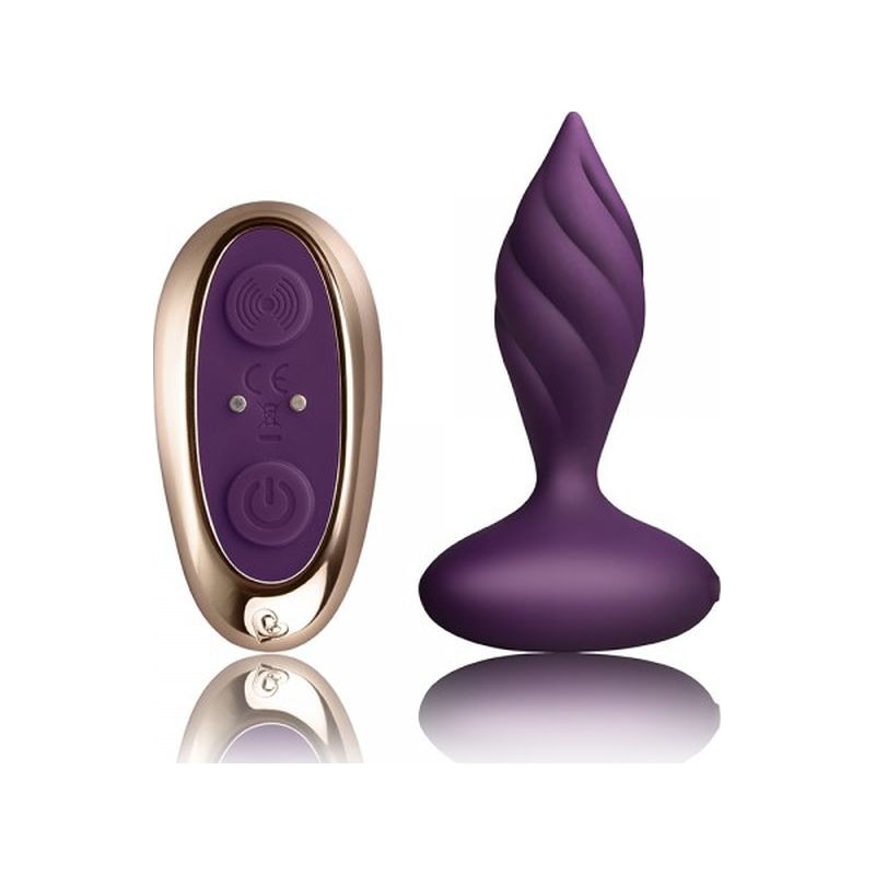 Petite Sensation Desire Butt Plug  w Remote Purple