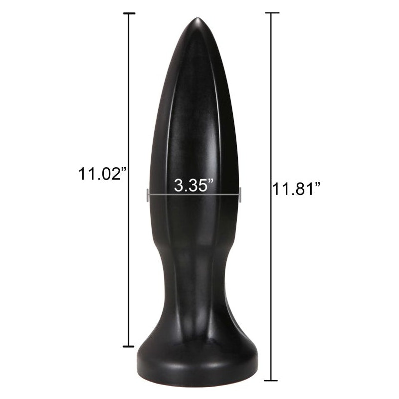 Cone Butt Plug Black