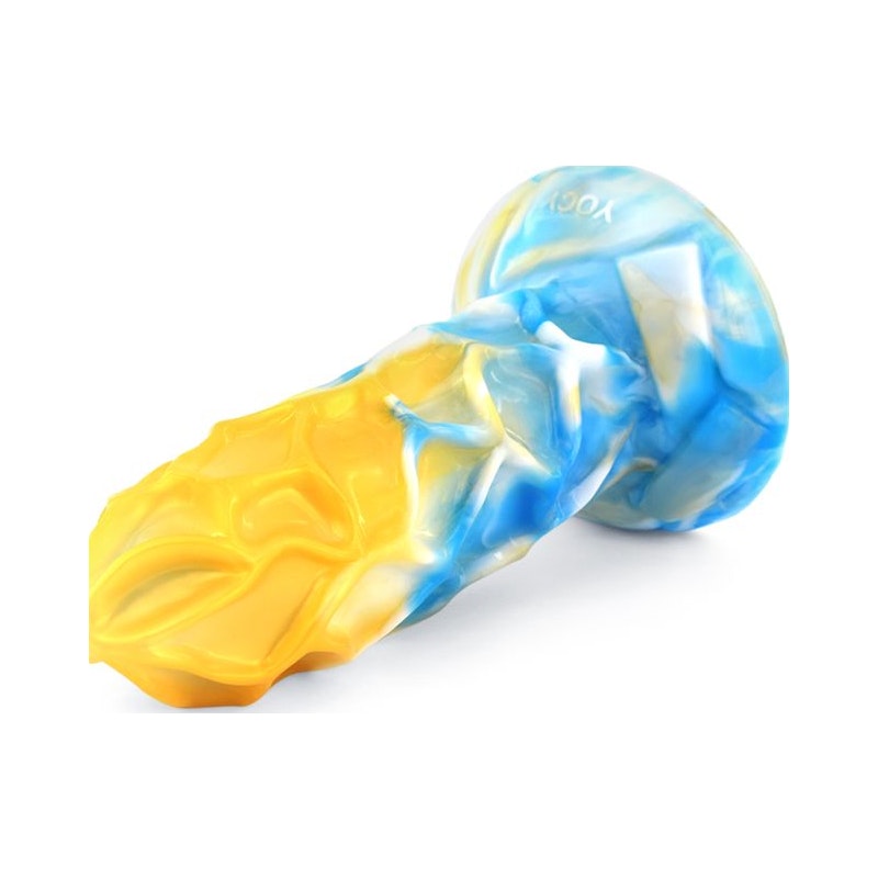 Dragon Anal Plug Gold/Blue