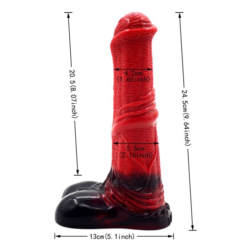 Horse Dildo Red