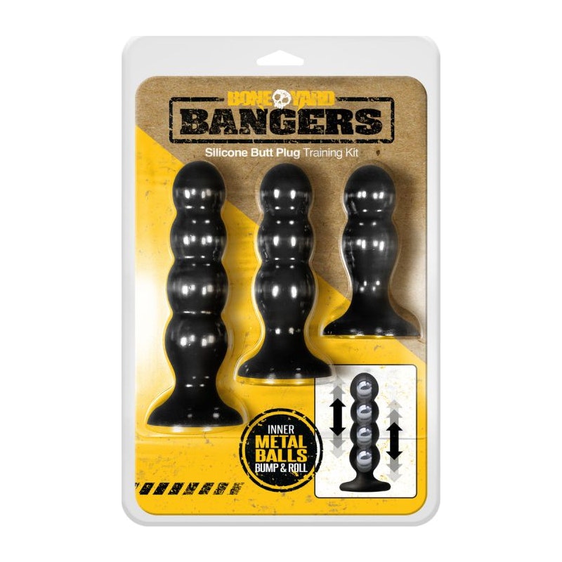 Bangerz Silicone Ass Training Kit 3 Pc