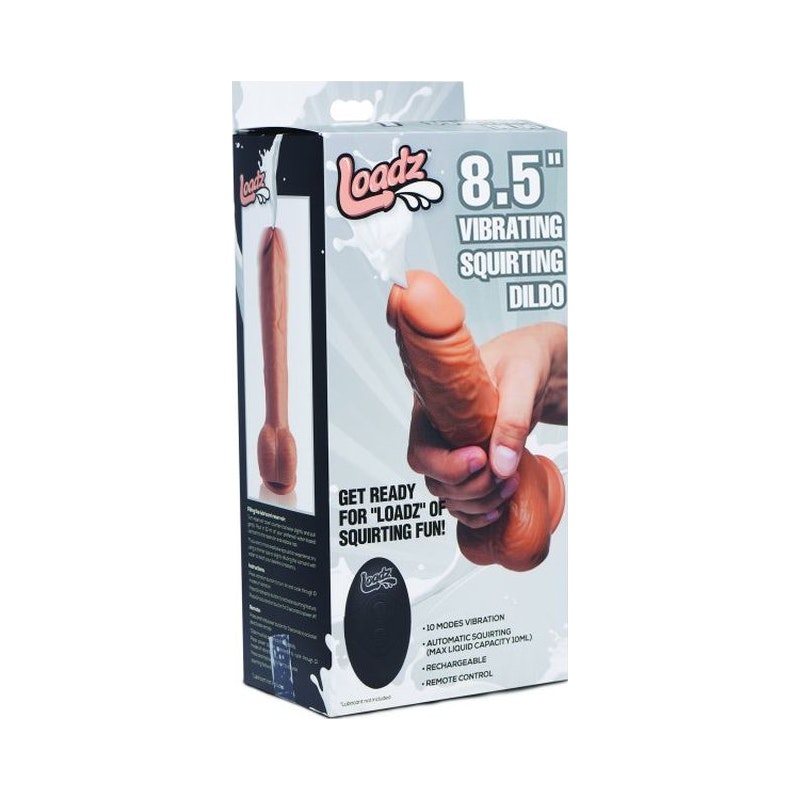 8.5in Dual Density Squirting Dildo Medium w Remote