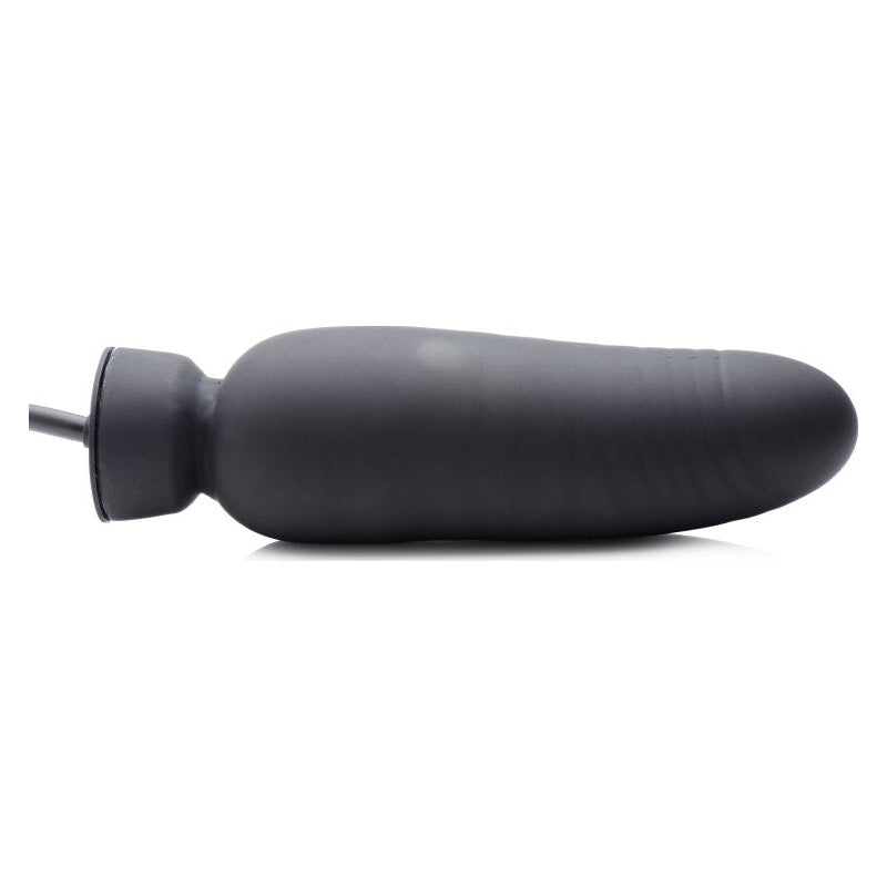 Dick Spand Inflatable Silicone Dildo Black