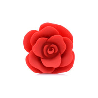 Booty Bloom Silicone Rose Plug Medium Red