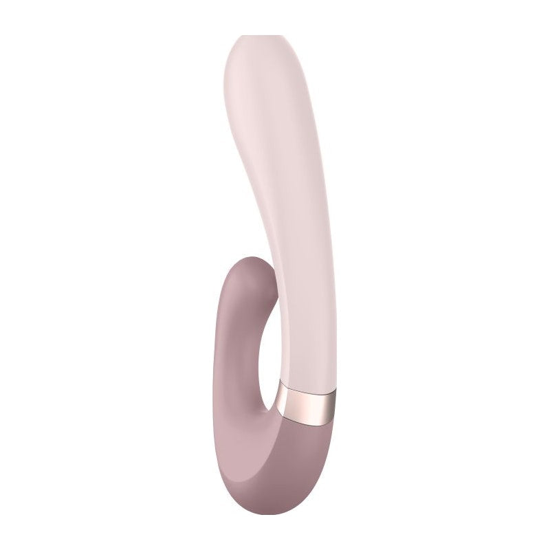 Satisfyer Heat Wave Connect App Warming Rabbit Vibrator Mauve