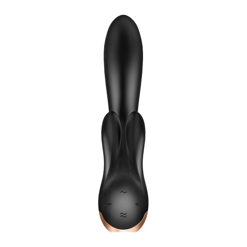 Satisfyer Double Flex App Rabbit Vibrator Black