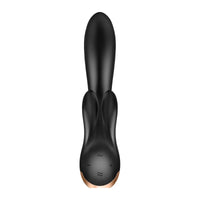 Satisfyer Double Flex App Rabbit Vibrator Black