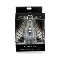 Clear View Hollow Anal Plug Large