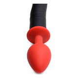 Devil Tail Anal Plug & Horn Set Black