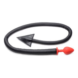 Devil Tail Anal Plug & Horn Set Black