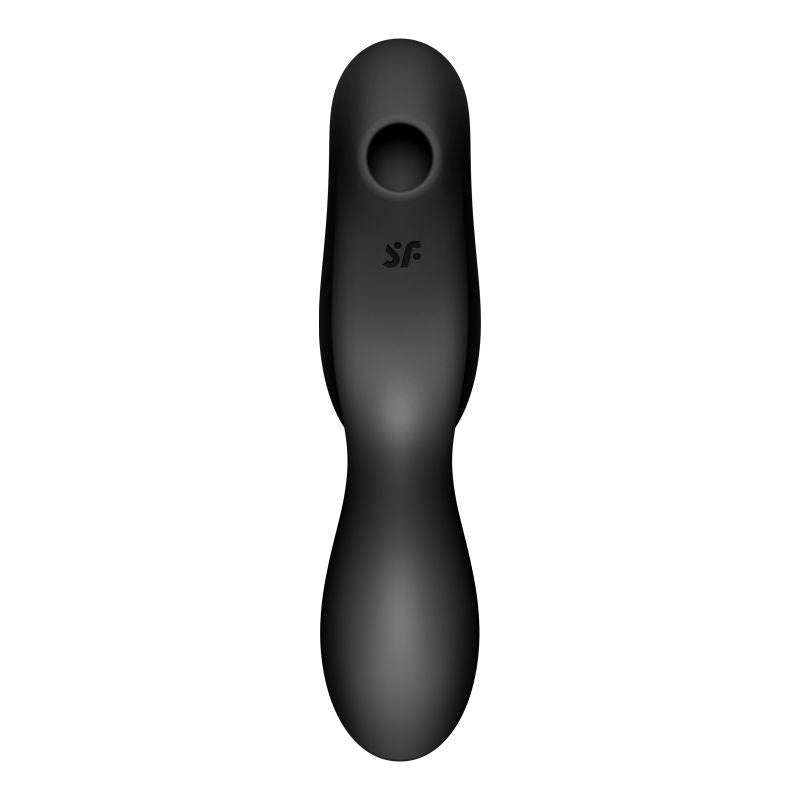 Satisfyer Curvy Trinity 2 Insertable Air Pulse Vibrator Black