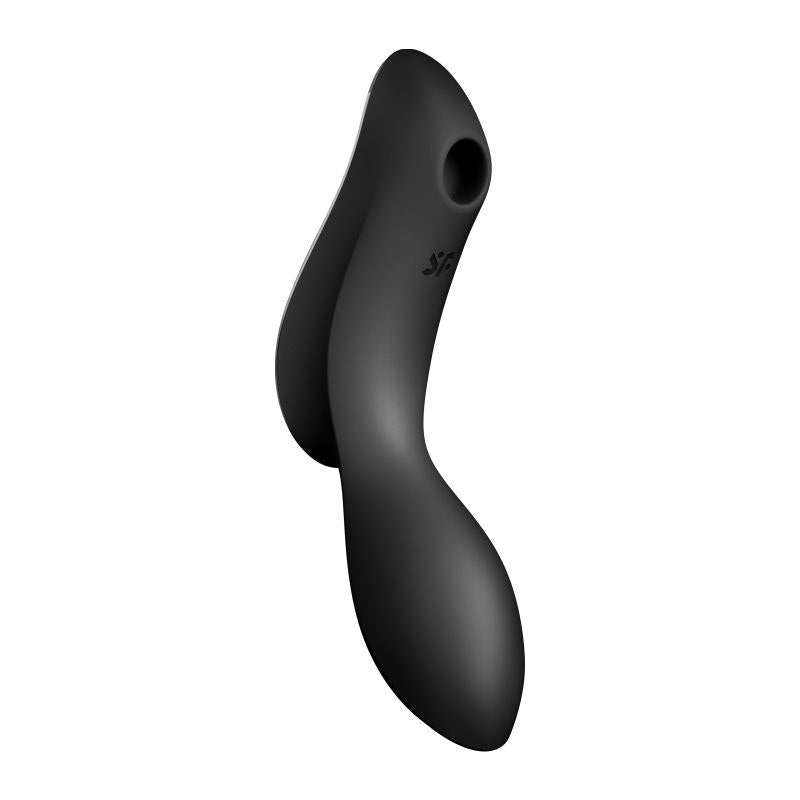 Satisfyer Curvy Trinity 2 Insertable Air Pulse Vibrator Black