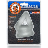 Tri Squeeze Cocksling Ballstretcher Clear Ice