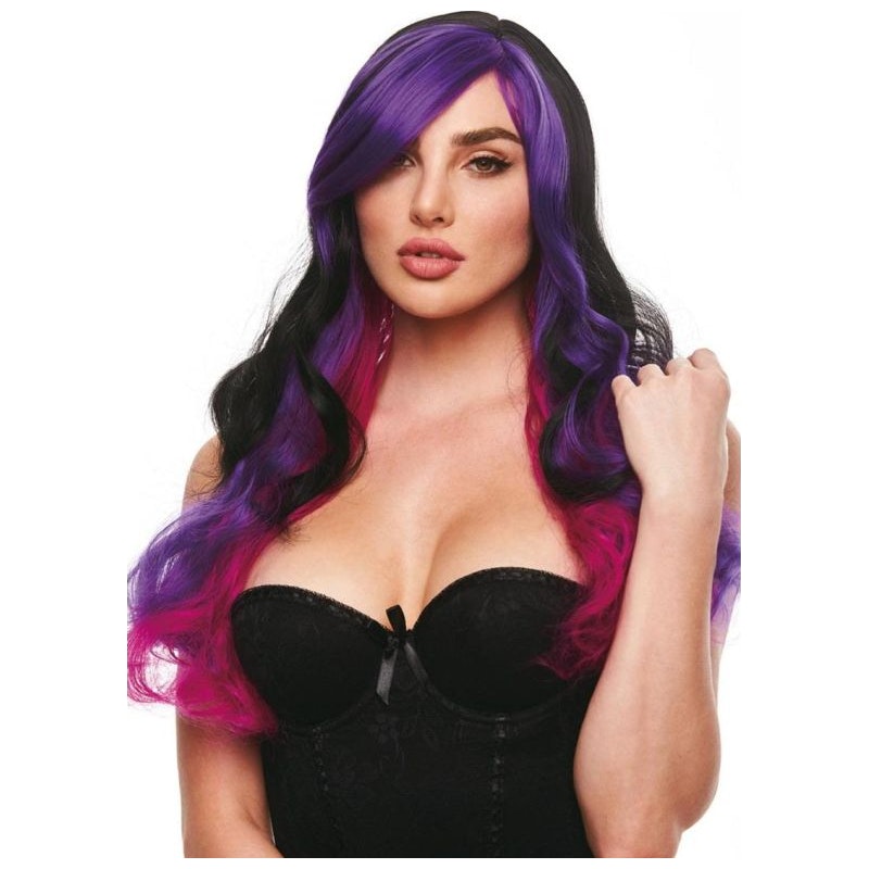 Brandi Wig Black/Purple