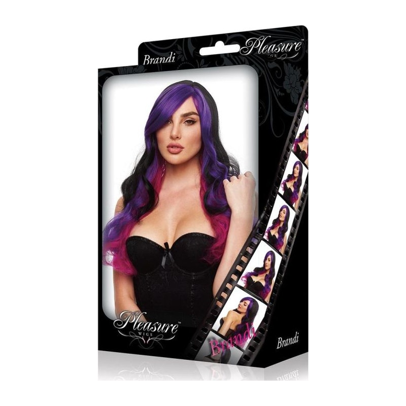 Brandi Wig Black/Purple
