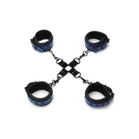 Whip Smart Diamond Hogtie Restraint Blue