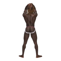Male Power Sport Mesh Jock Burgundy