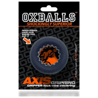 Axis Rib Griphold Cockring Black Ice