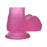 Jelly Studs 7in Crystal Dildo Medium Pink