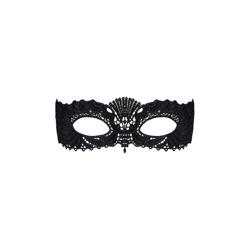 A700 Black Mask with Ribbon Tie