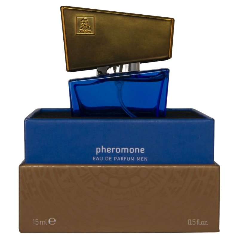 Shiatsu Pheromone Fragrance Man Dark Blue 15ml